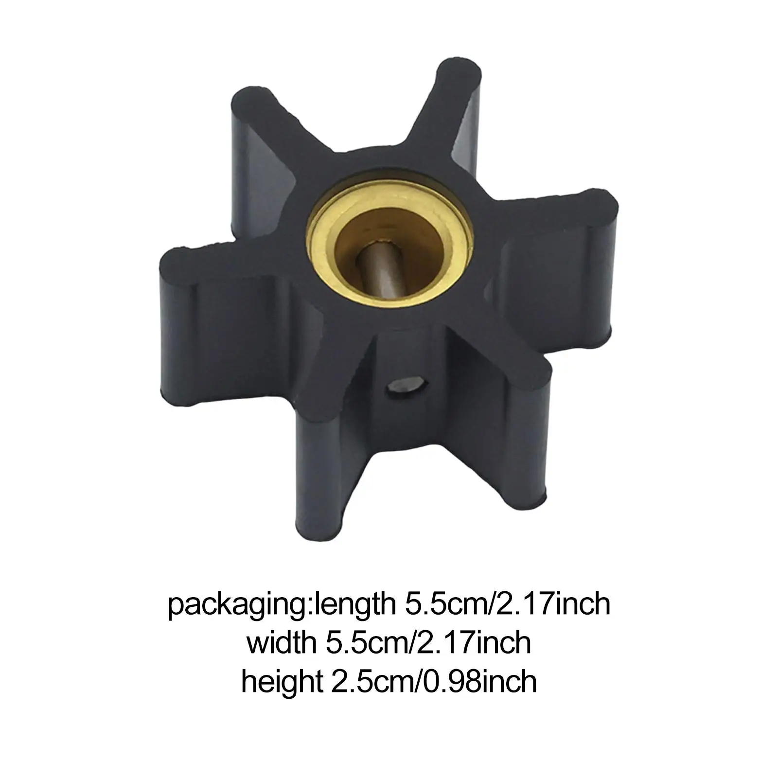 Water Pump Impeller PP Metal High Performance Boat Engine Accessory Reliable Replacement for Compatible Models
