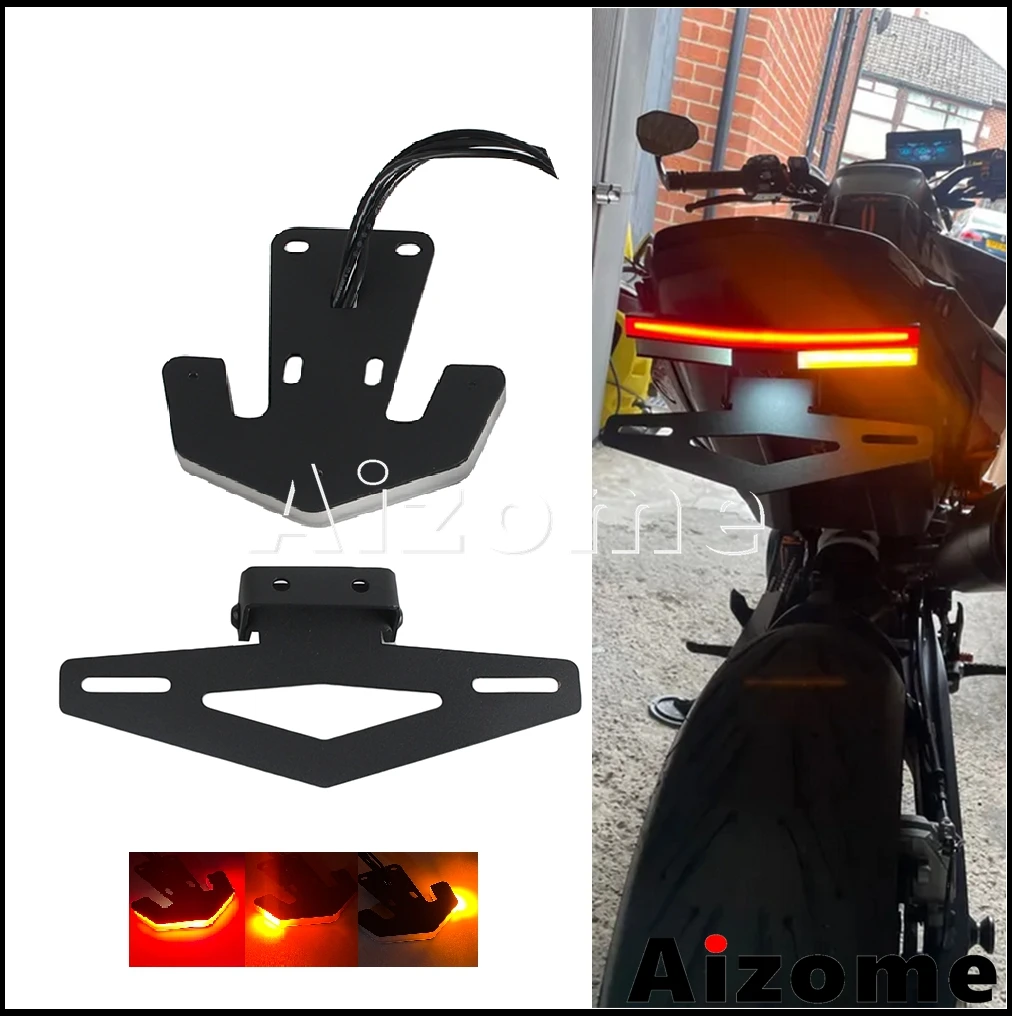 

Для 790 890, комплект для устранения хвостового крыла, держатель заднего регистрационного номерного знака мотоцикла, стоп-сигналы, мигалка