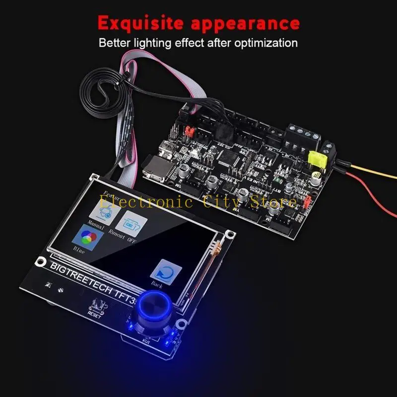 

MotherBoard TMC2209 Driver+TFT35 E3 V3.0 For Ender 3 5 Upgrade 3D Printer HU8D