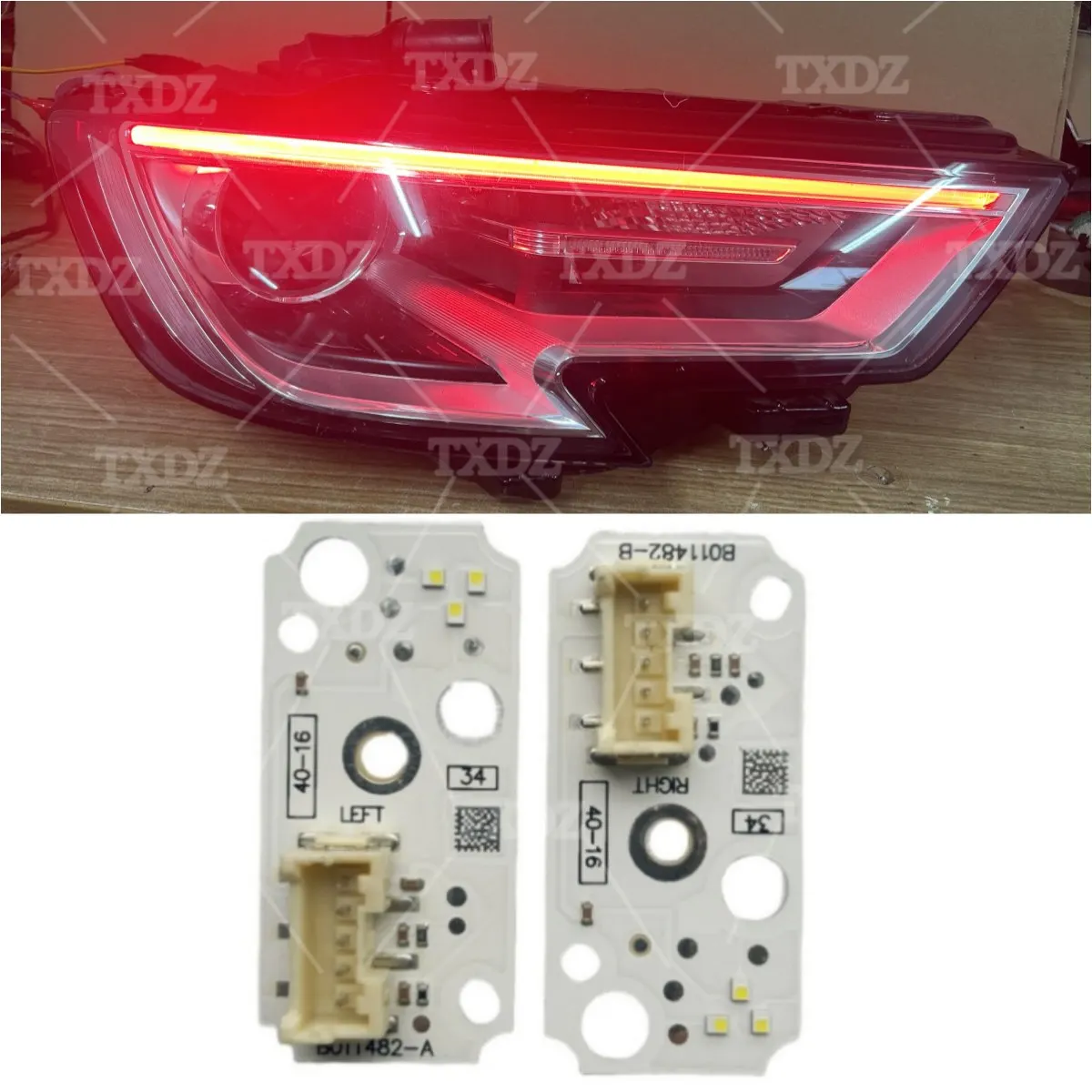 

Светодиодные платы без RGB DRL 8V0998473 для 2017-2020 AUDI A3 S3 RS3 Модуль ксеноновых фар дневных ходовых огней RED Blue Amber