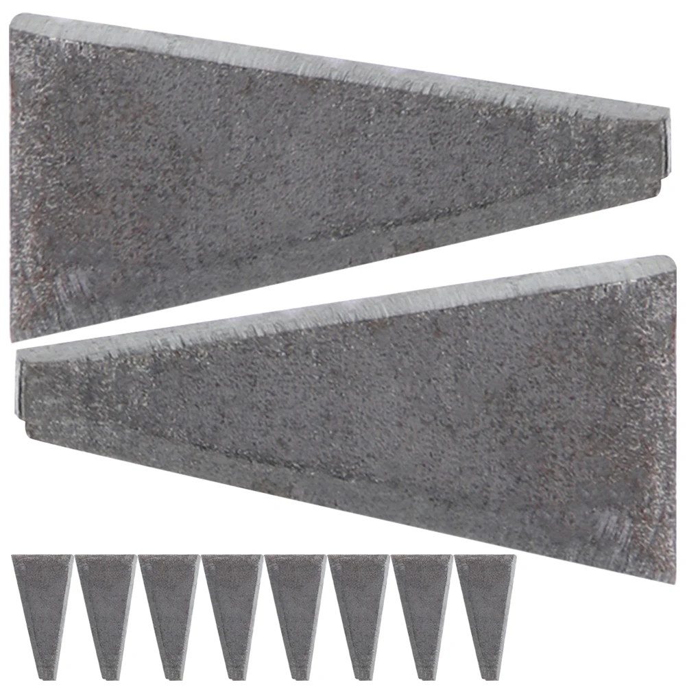 

10pcs Triangle Wedge Reinforcement Tool Durable Carbon Steel Repair Small Size For Nails Practical Home