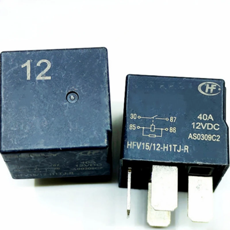 

（Brand New Original）1pcs/lot 100% original genuine relay:HFV15/12-H1TJ-R 12V Automotive relay 40A