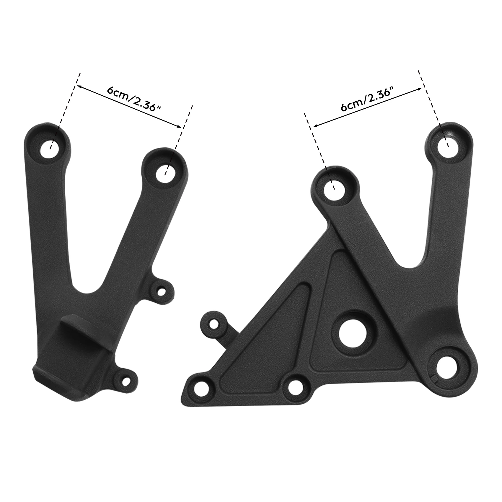 Sand black/Black/Silver Front Foot Peg Footrest Bracket For Honda CBR600RR CBR 600RR 2003-2006 2005 2004 Motorcycle Accessories