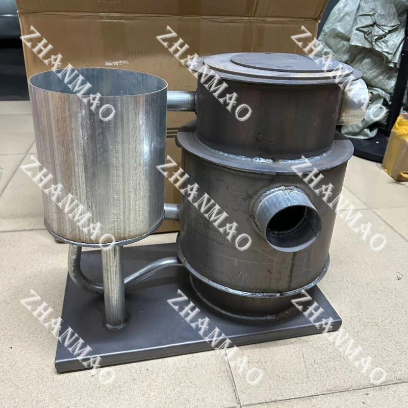Hot Air Stove Double-layer Warm Air Waste Oil Vaporization Furnace Double-layer Heating and Warming Fast Waste Oilheatingfurnace