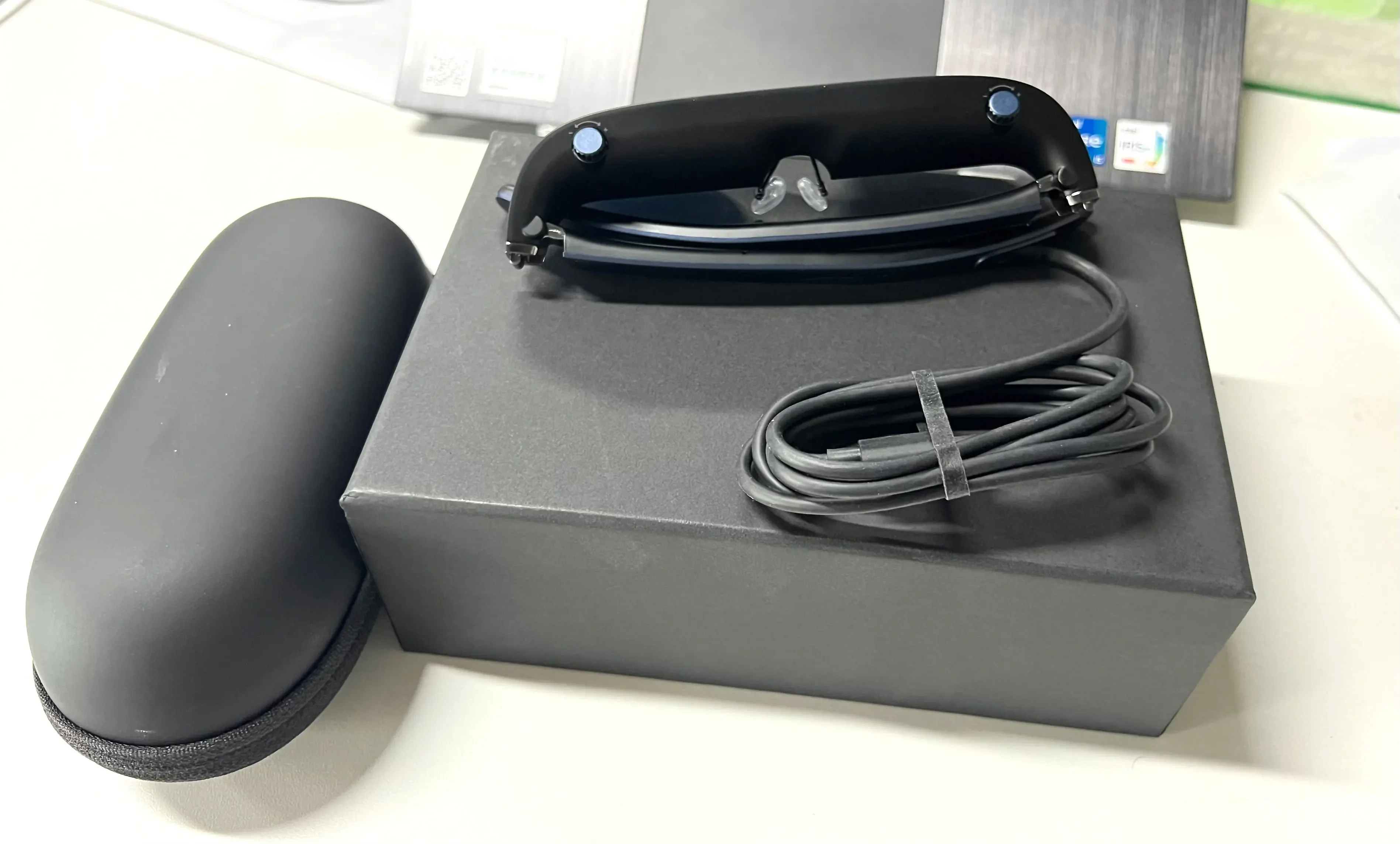 

120 inch virtual giant screen ar glasses full hd augmented reality ar glasses connect phone pad compute