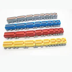 Fixed Modular Wire Connectors Compact Splicing Lighting Push-in Multi Link Terminal Block 1 in Multiple Out 225 Series 1Pc