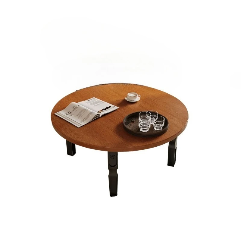 For Installation-free Folding Small Table, Coffee Table Rental House, Simple Portable Dining Room, Round Dining