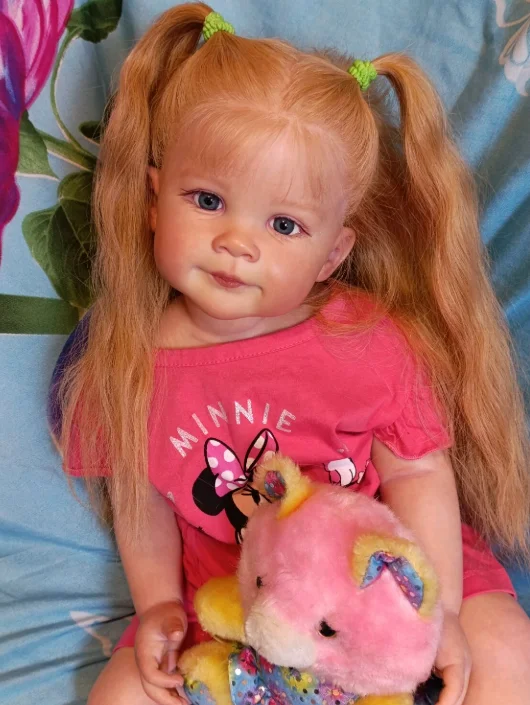

St. Store 28inches Reborn Doll High Quality Hand Draw Details ZIVA Orange Hair