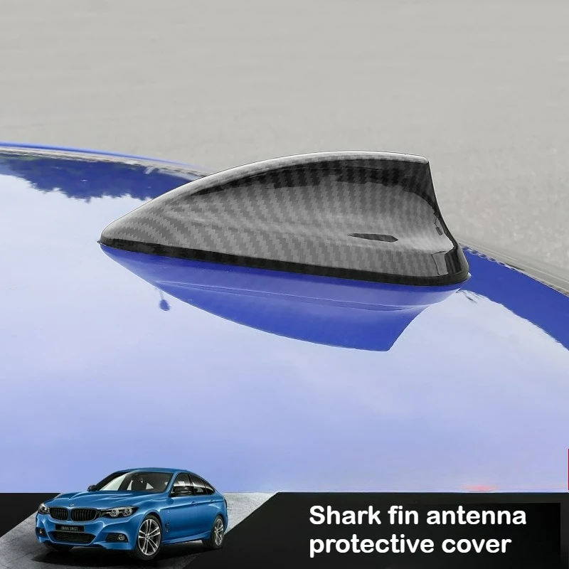 

Suitable for BMW antenna cover carbon fiber new 1Series 2Series 3Series 4Series 5Series GT7 Series X1X3X5X6 modified shark fin