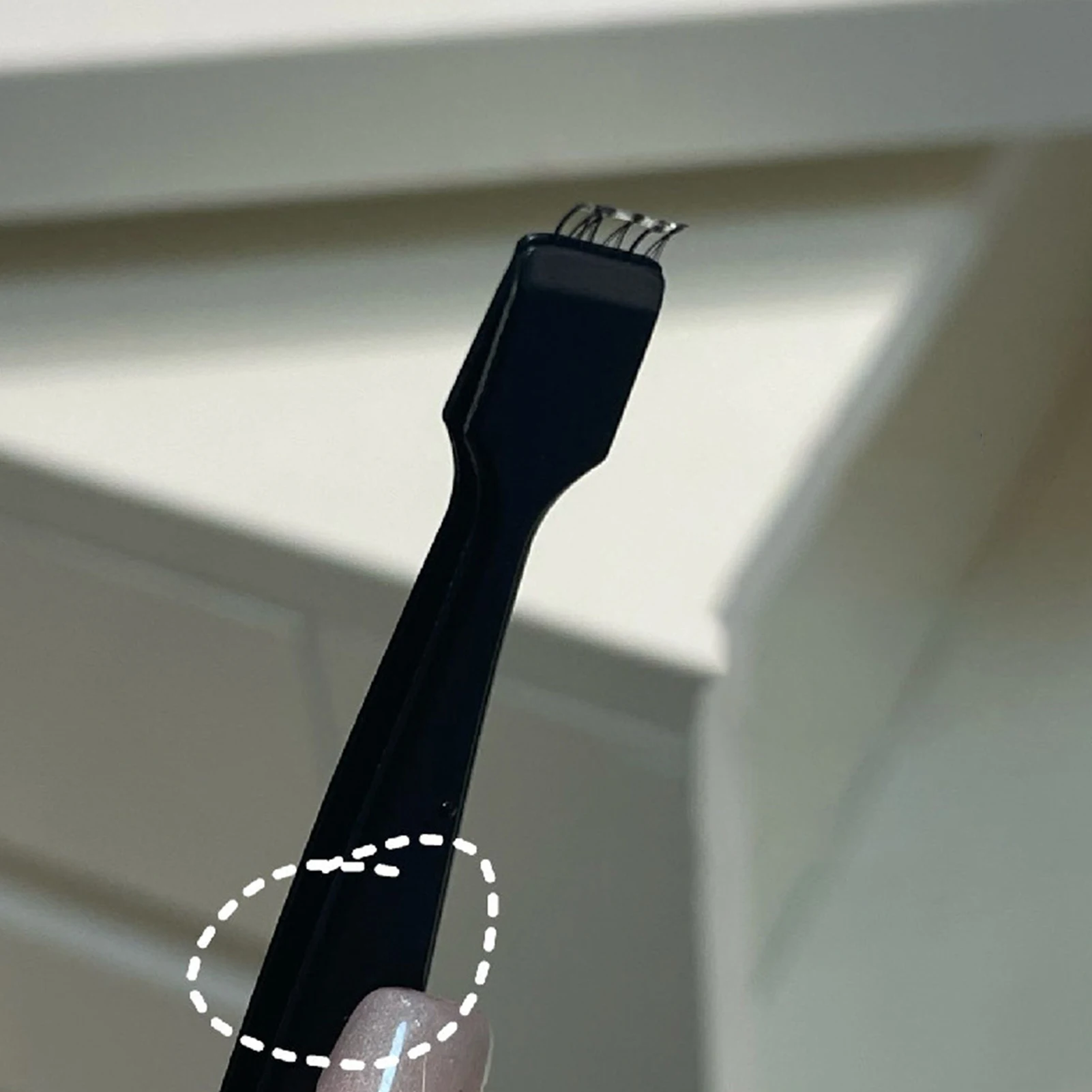 Pinça de cílios postiços de aço inoxidável, faça você mesmo, extensões adesivas, pinças curvas para aplicação de cílios, ferramentas de remoção