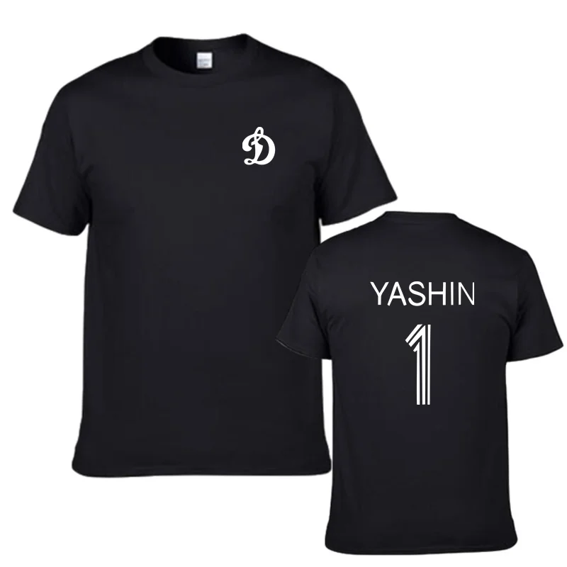 New Fashion Lev Yashin T Shirts Tops Men Short Sleeve Cotton Man DYNAMO MOSCOW T-shirt Tshirt Tee 2024