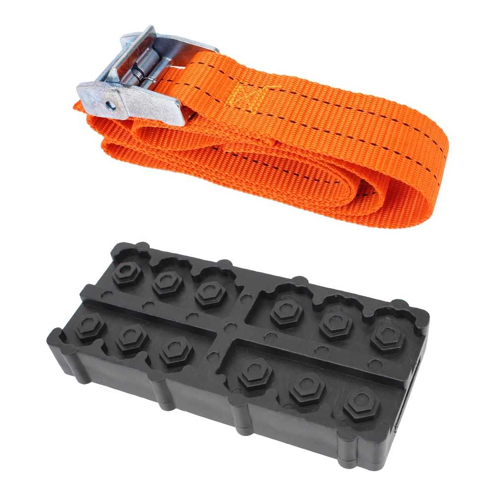 Durable PU Anti-Skid 1 PCs For Snow Mud Ice Tire Chain Straps Tire Chain Straps