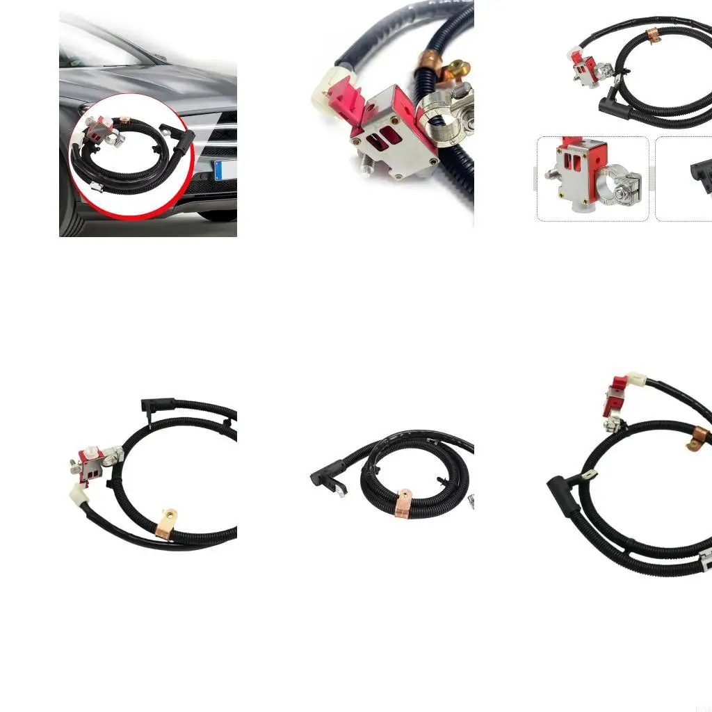 A2465407832 Positive Battery Cable with Terminal Block, Molded Hardware, Retaining Clips and Corrugated Sleeving for the D7YA