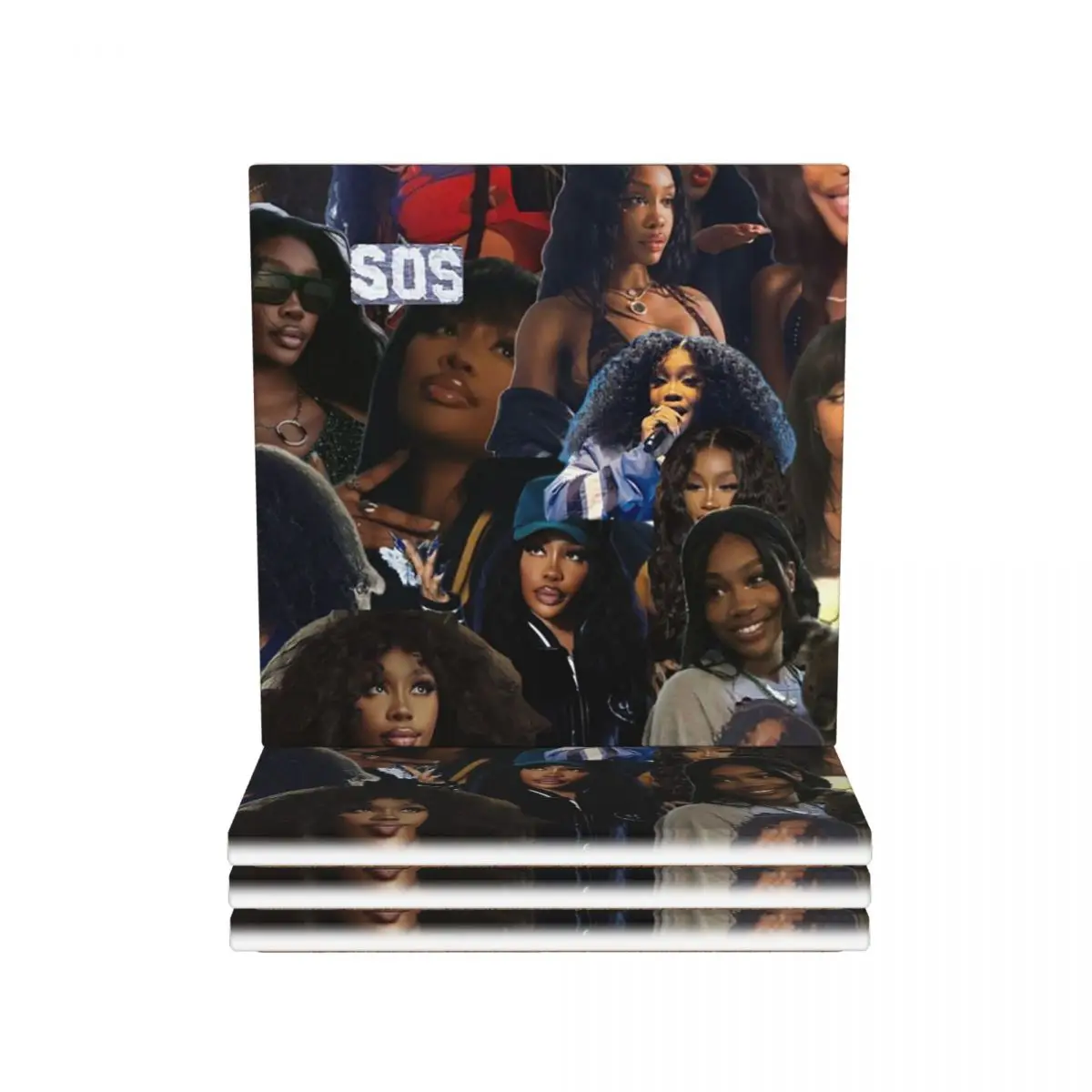 

SZA Song Singer Подставки Керамический коврик для выпечки Украшение стола и аксессуары Коврик для кухонного стола Коврик для кофе