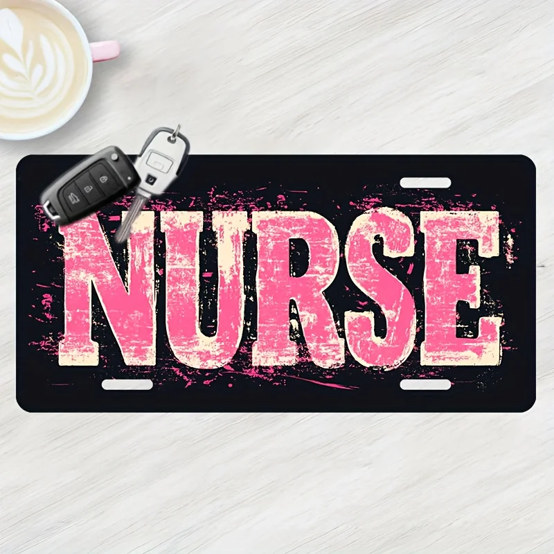 2D Flat - [Enable ] 2D Flat2D Plane - [Enable] 2D Plane 1pc 30.48*15.24Cm Sign Plaque Frame And Decorative Cover, Nurse Style, P