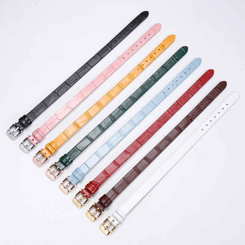 New Style High Quality Genuine Leather Bracelet DIY Jade Gold Jewelry Accessories 6 8 10 12 mm Wristband For Women