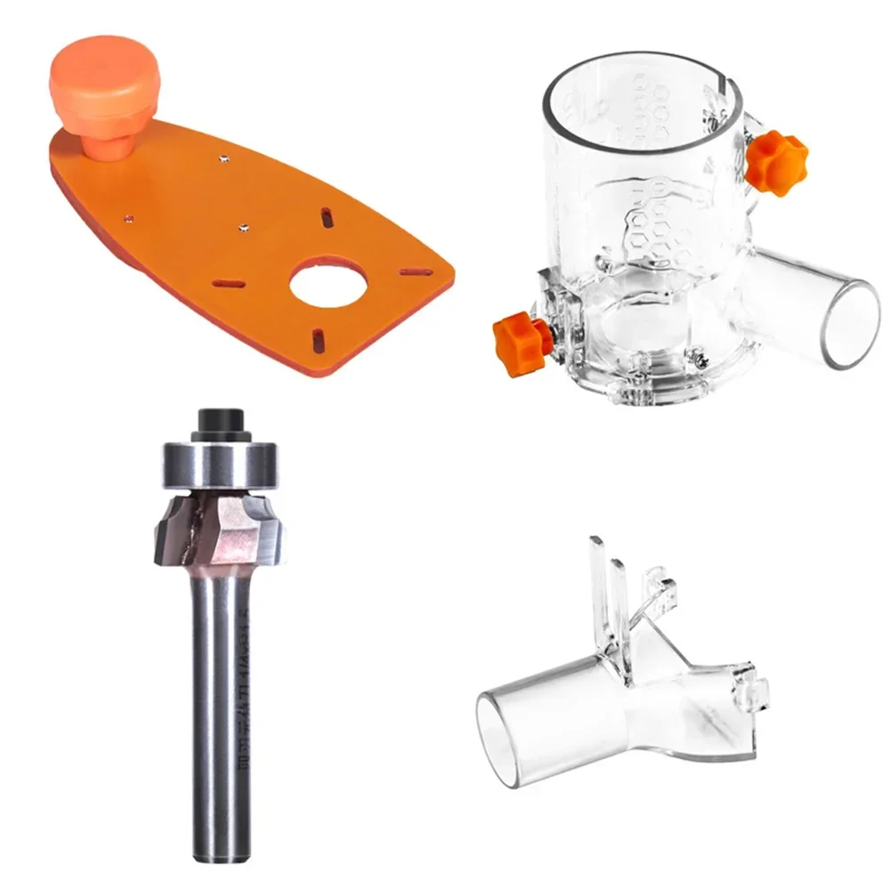 Dual Purpose Trimming Machine Flap for Woodworking Efficient Slotting and Trimming with R1 5 Four Blade Design