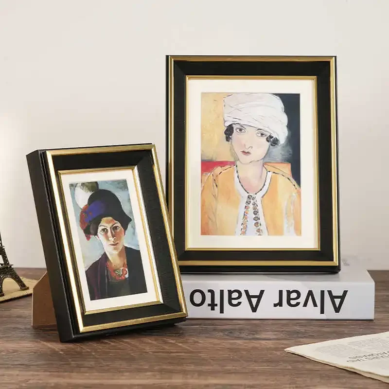 Premium American Style Photo Frame Elegant Wall-Mounted & Tabletop DisplayBlank Picture Frame for Home Décor, Art Frame