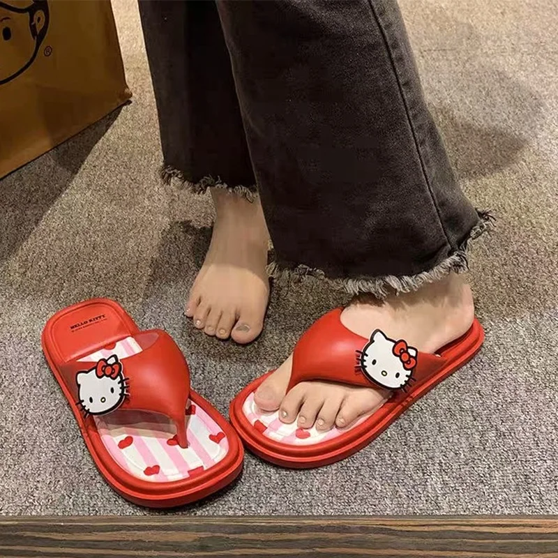 

Bathroom Shower Flip Flops Slip Resistant Household Items Fashionable Cartoon Cute Soft Soled Slippers Lightweight And Creative