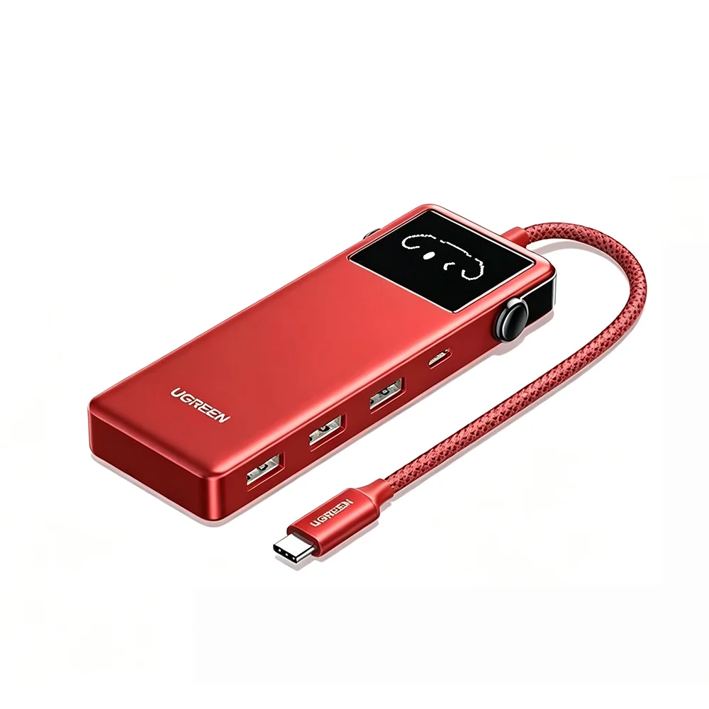 

UGREEN 5-in-1 USB-C Docking Station Q-Pai Robot 4K60Hz HDMI PD Fast Charge Multiport Adapter for MacBook Laptop