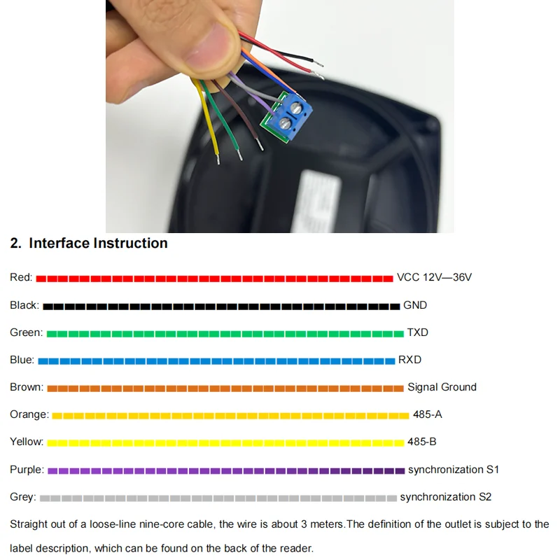 134.2kHz FDXB HDX cattle RFID reader for Ear Tag RS485 long range RS485 fixed RFID ear tag reader for farm cow goat