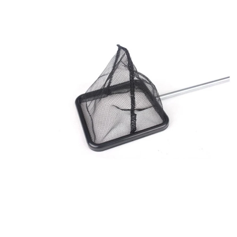

Stainless Steel Shrimp Net Telescopic Foldable Fishing Net for Aquarium Kids Durable Nylon Woven Handle Hole Wall Mount Fish
