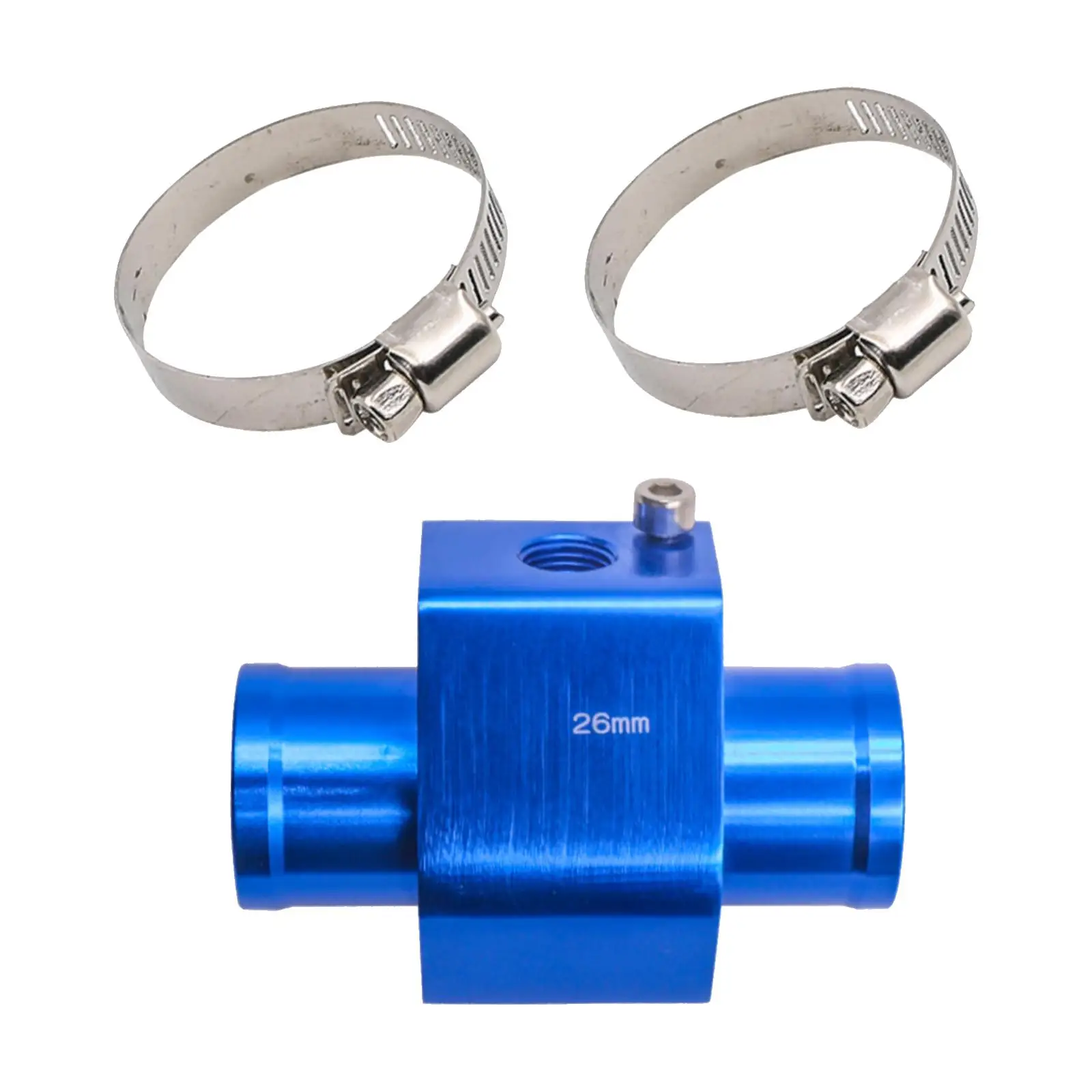 Water Temperature Sensor Adapter Aluminum 26mm 28mm 30mm Joint Pipe for Car Gauge Installation