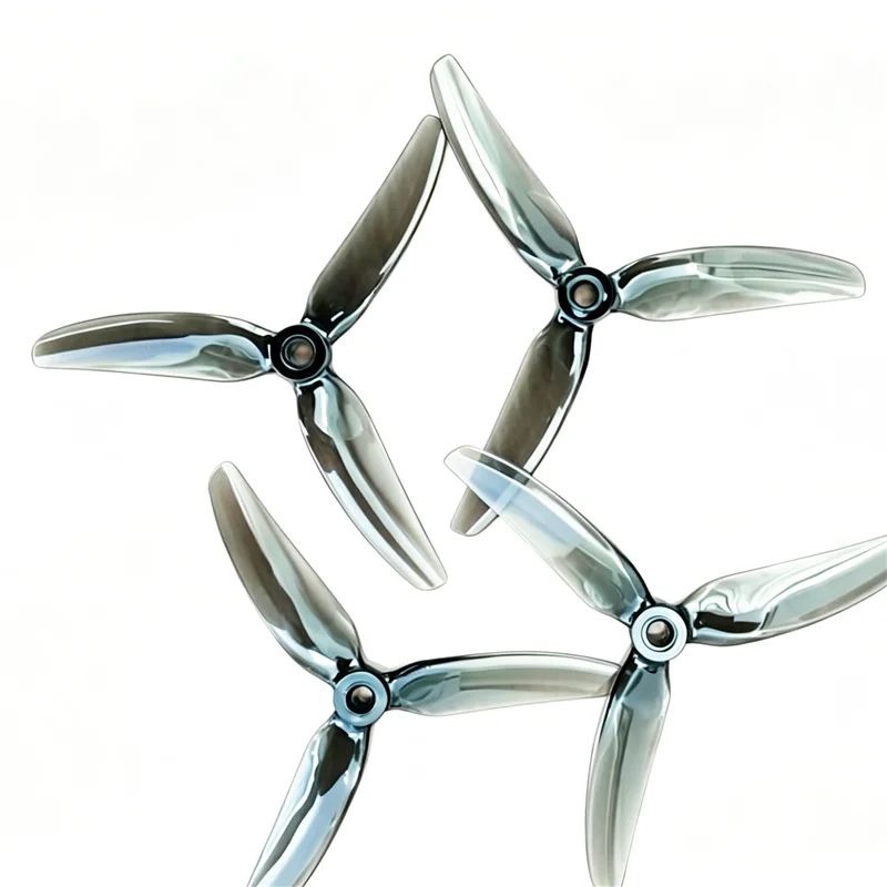 5X4.3X3V2S Freestyle Propellers By HQProp, 6Pairs Random Color, Durable 3-Blade for FPV Racing & Freestyle