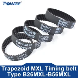 POWGE 5PCS MXL Timing belt B27 B28 B30 B33 B37 B38 B40 B41 B42 B43 B45 B46 B47 B48 B49 B50 B51 B52 B53 B54 B55 B56 Width 3-20mm