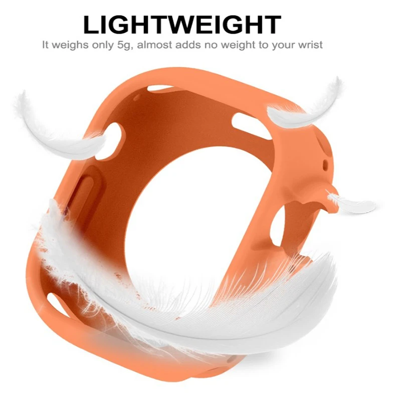 Soft Silicone Case for Apple Watch Ultra 4 3 49mm Accessories All-Round Bumper Protective Cover iWatch Band Ultra 4 Ultra3 49 mm image 4