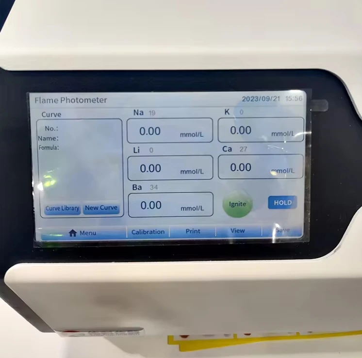 Laboratory LCD Digital Automatic Flame Spectrometer