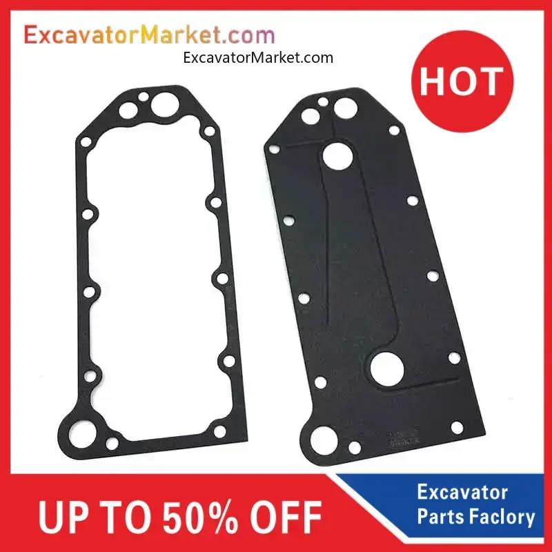 

For excavator Excavator 3283335 for Komatsu PC300 360-7 oil radiator side cover gasket 6D114 oil radiator core gasket