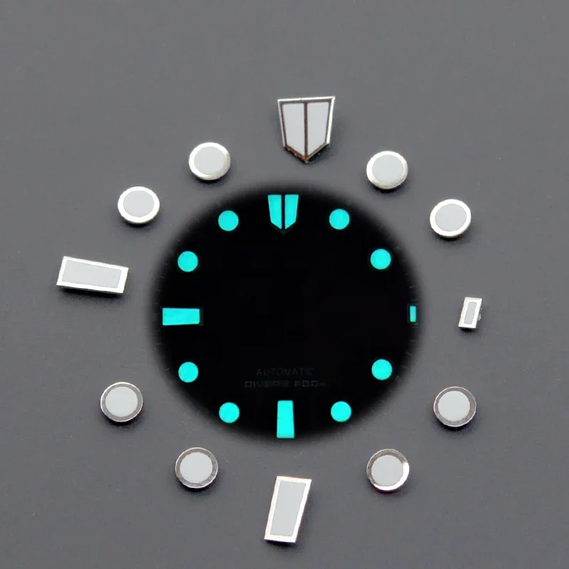 Blue Green Luminous Watch Dial Hour Indices Markers For Men's Watch Dial Accessories Aftermarket Replacemen