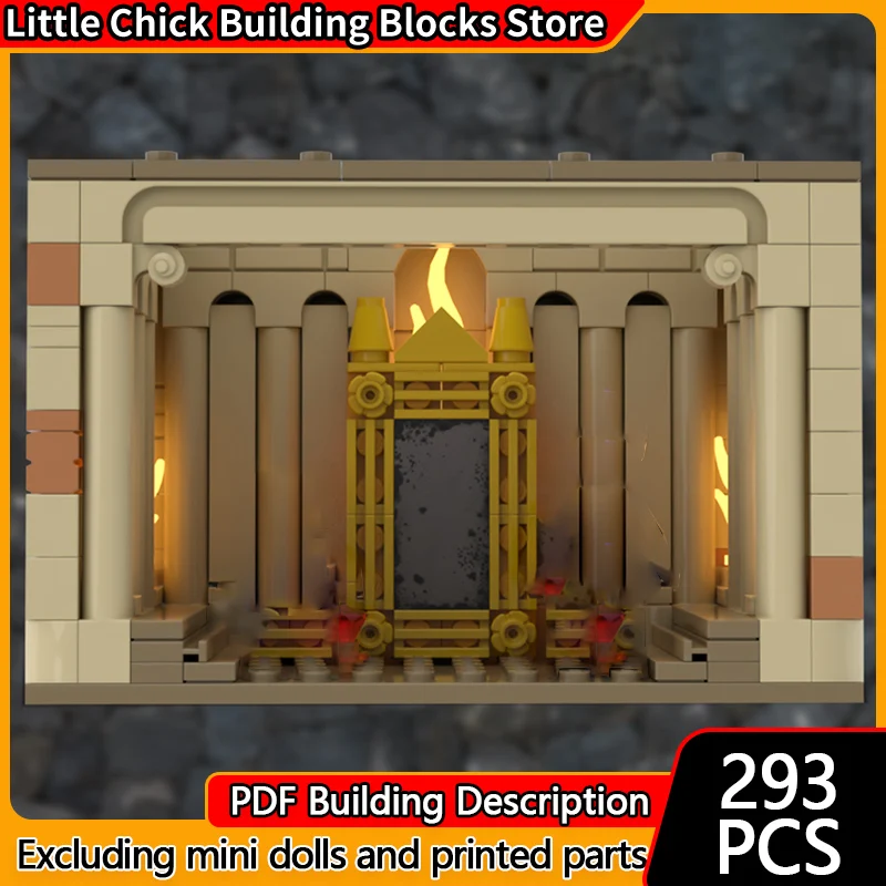 Modèle de film magique MOC, briques de construction, miroir magique, technologie modulaire d'obstacle, cadeaux de vacances pour enfants, jouets à assembler, costume