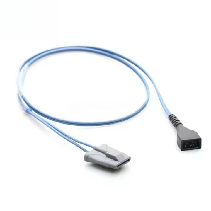 Reusable 7-Pin Silicone Soft Tip Spo2 Probe Child Compatible Sensor