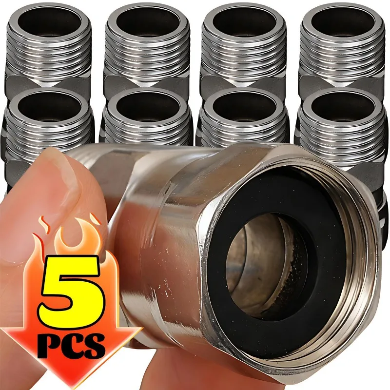 

Heavy Duty Industrial Quick Disconnect Coupling 304 Stainless Steel Fast Screw Joint External Thread Connector for Bathroom Tool