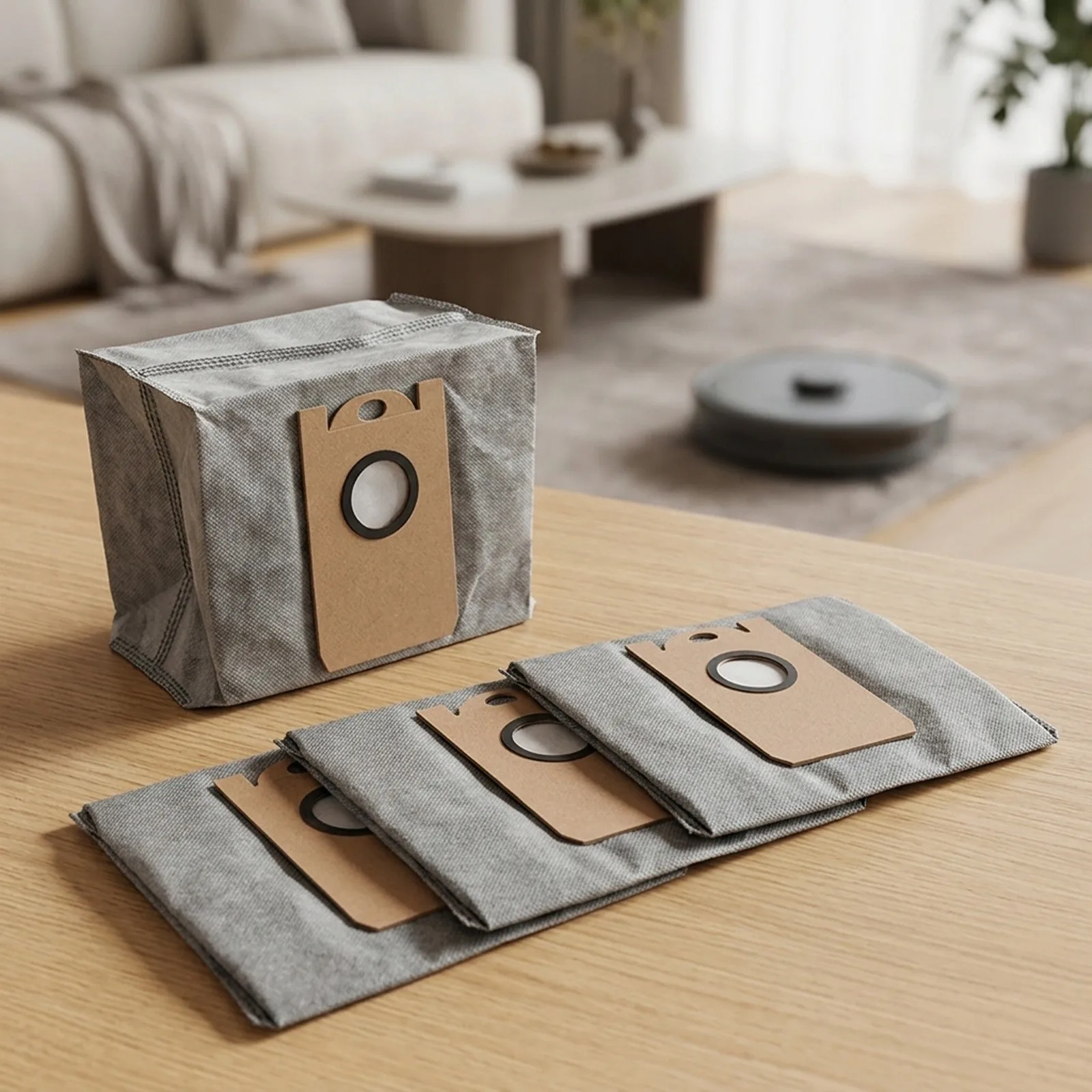 Hybrid Dust Bags Robot Vacuum Bags 99.99 Dirt Capture Four-Stage Filter System Long-Lasting Performance For EUFY LR30