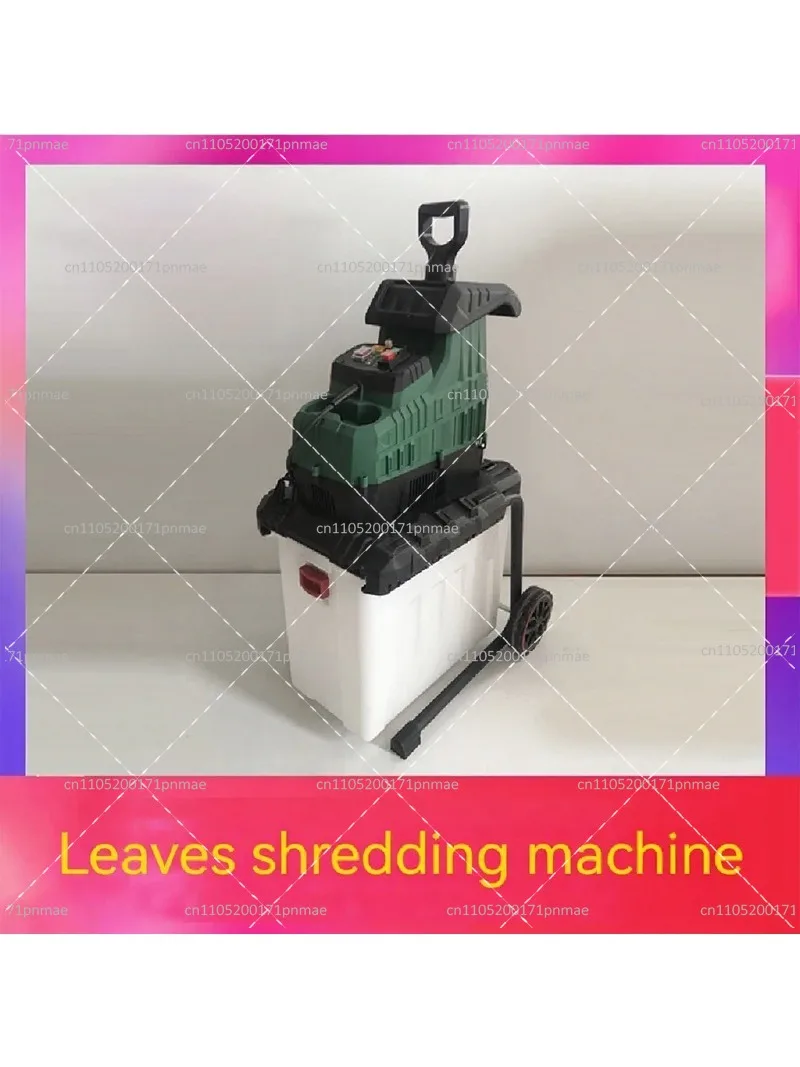 2800W Electric Wood Chipper Shredder for Garden Tree Branches Leaves, Heavy Duty Branch Crusher Mulcher