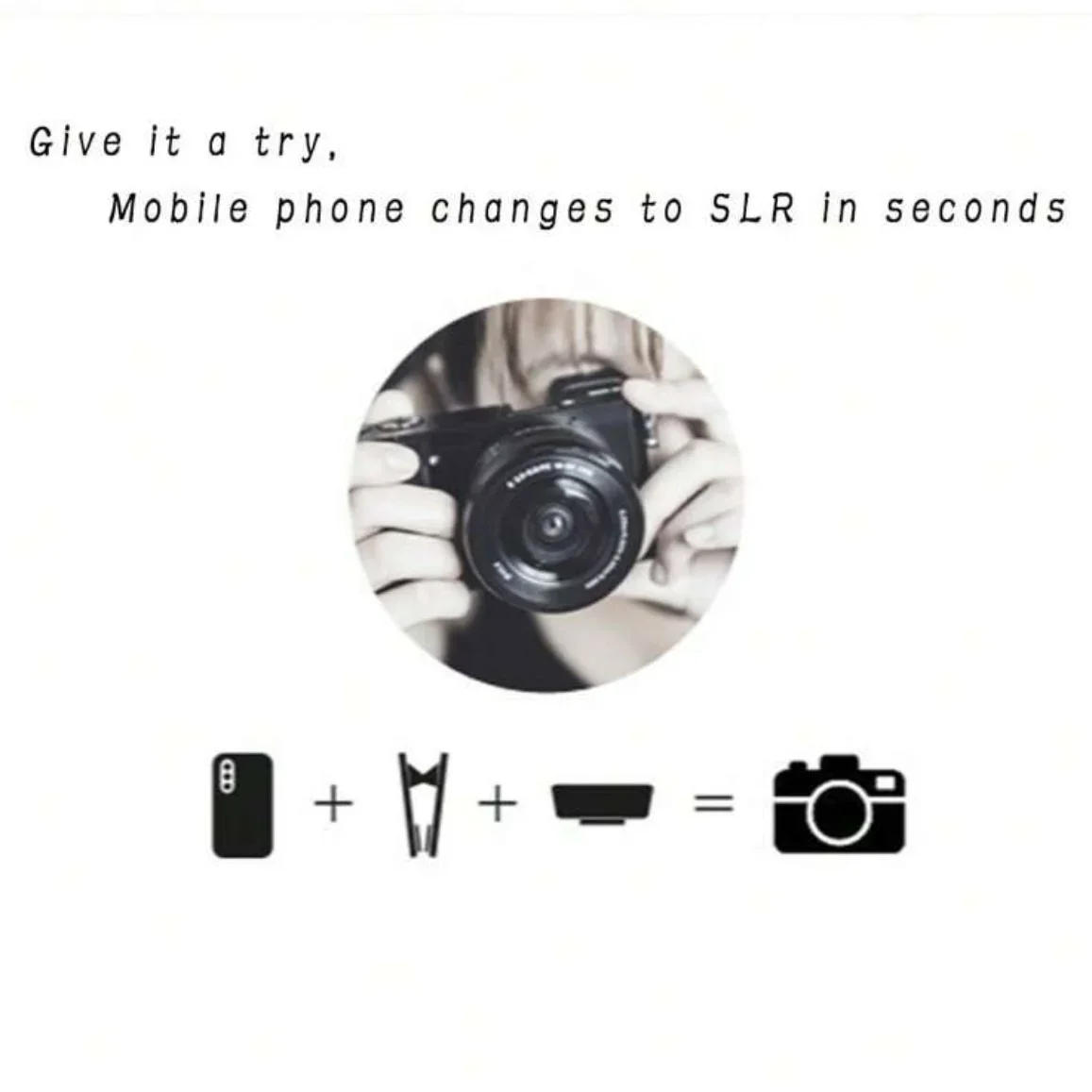 Mobile Phone Camera Lens 2 In 1 Clip-On Lens Kit 37mm 0.45X 49UV Super Wide Angle & Macro HD Lens