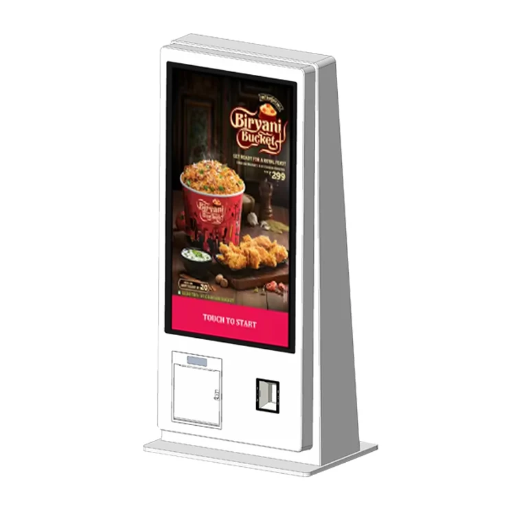 OEM factory custom new 21.5 inch smart payment terminal touch screen self ordering kiosk for restaurants