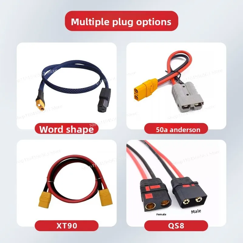 Carregador de bateria de lítio ajustável de alta potência 30A50A Carregador Delta ajustável de corrente e tensão