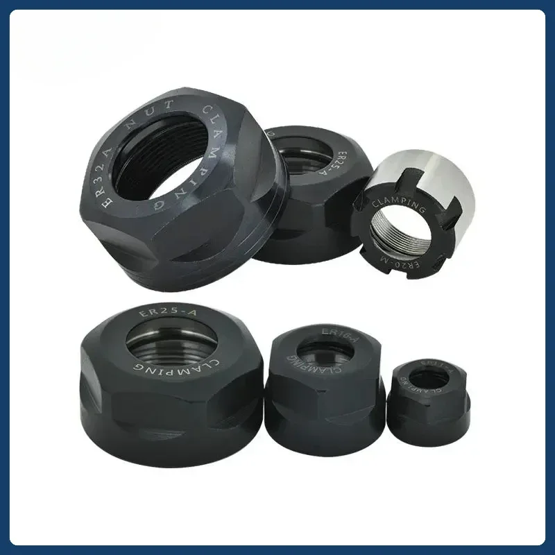 

ER8 ER11 ER16 ER20 ER25 ER32 ER40 Nut A M UM ER11MS ER16MS ER20MS ER Nut For CNC ER Collet And Tool Holder Engraving Machine