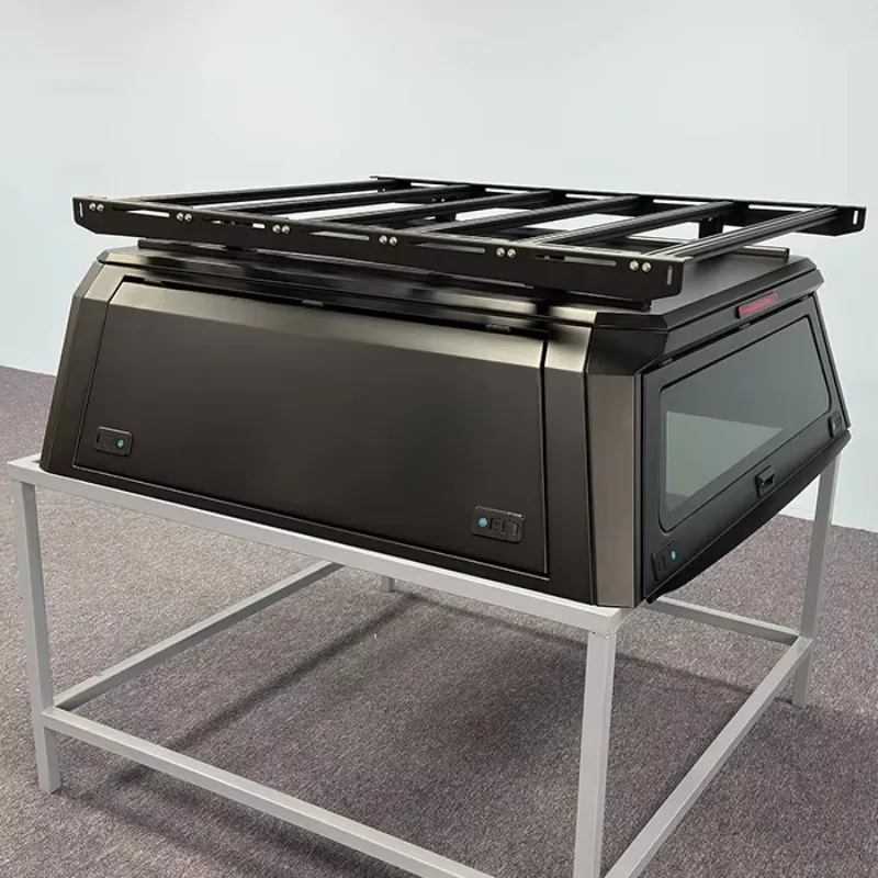 4X4 AluminumTonneau Cover Canopy Topper for Pickup Tundra 5.5FT/6.5FT  Truck Bed Caps Wildtrak Canopy Camper Shell