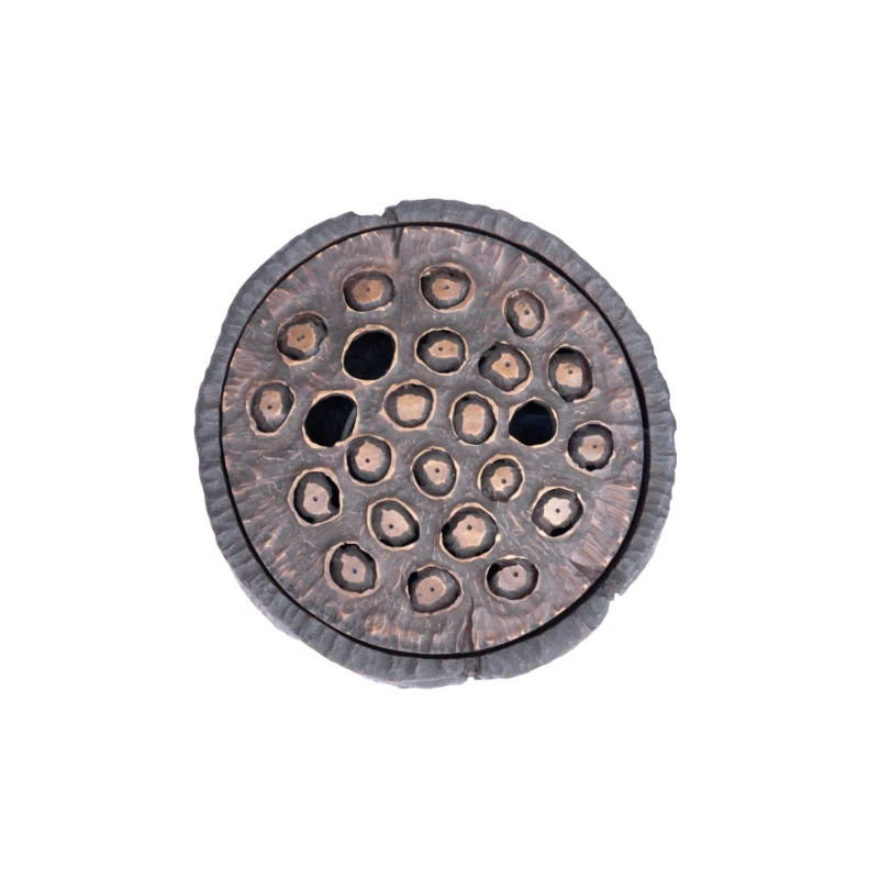 

Natural bamboo root handmade incense burner Chinese retro aromatherapy box household plate incense burner tea ceremony