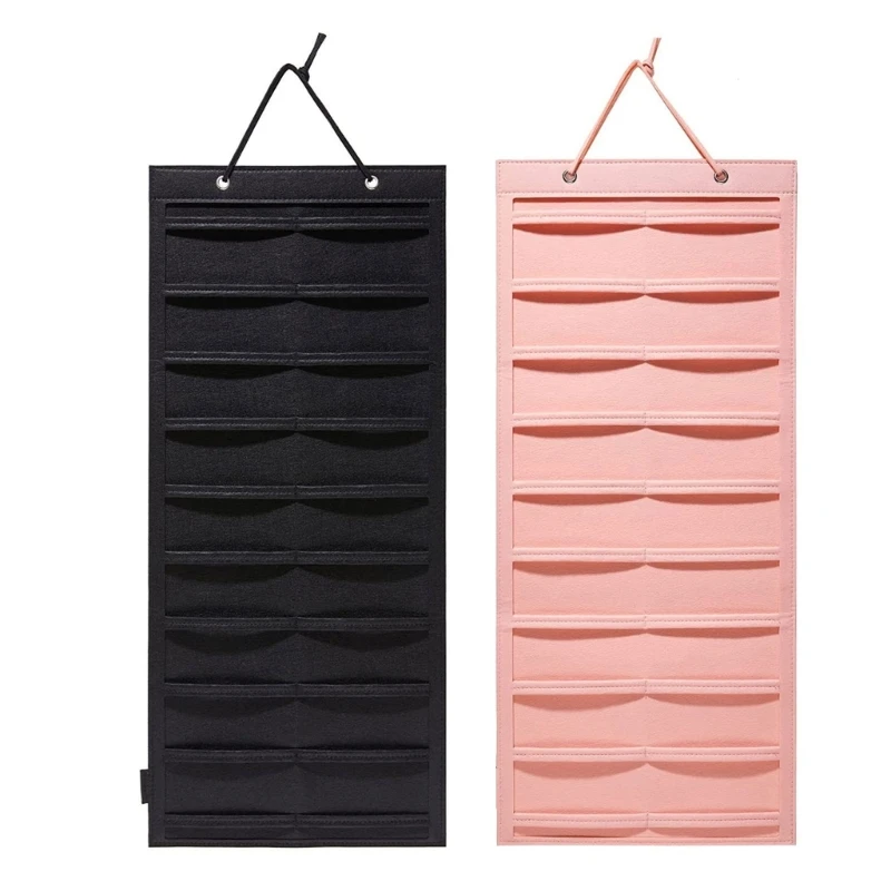 Felt Hair Accessories Storage Bag Multifunction Hanger for Home Dormitory Wall Window Door Decoration Supplies