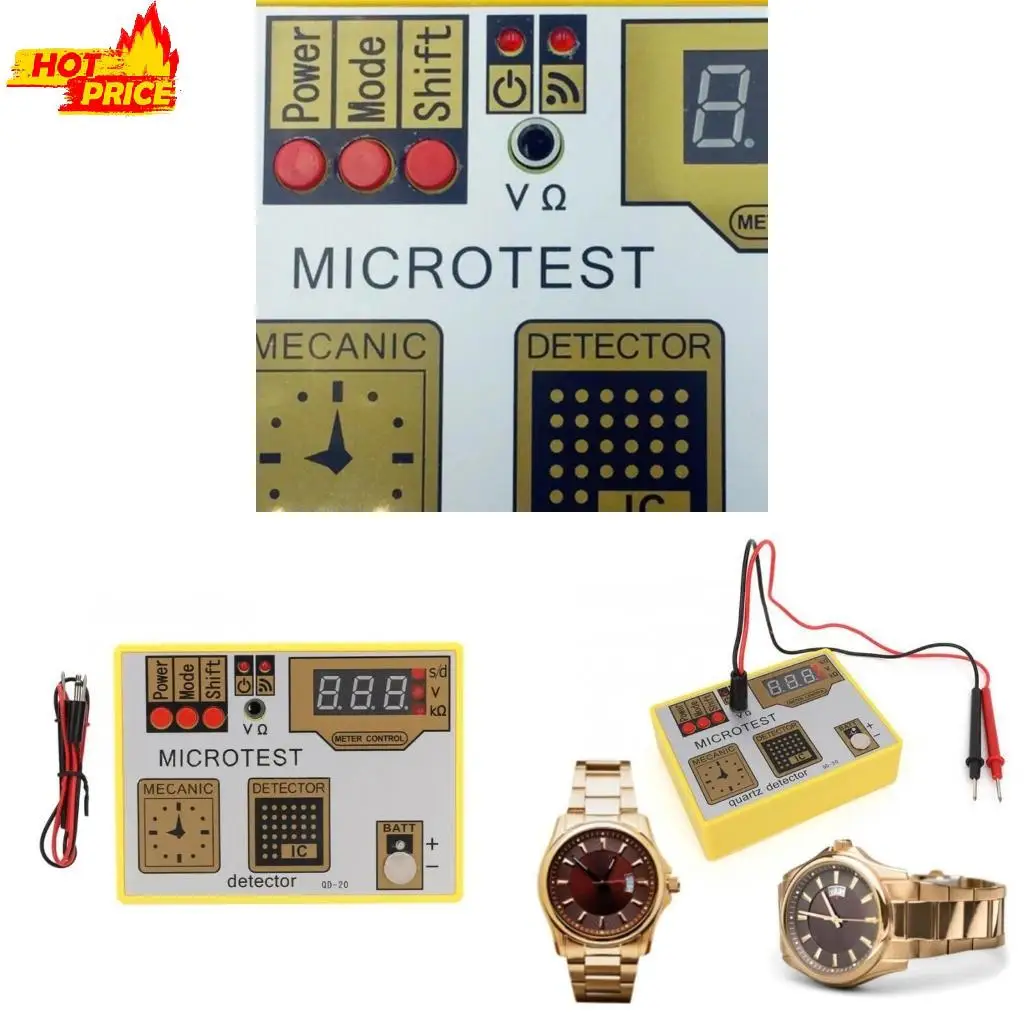 

Инструмент ремонта часов со встроенным тестовым тестером и оценкой движения аккумулятора подходит для тестирования батареи