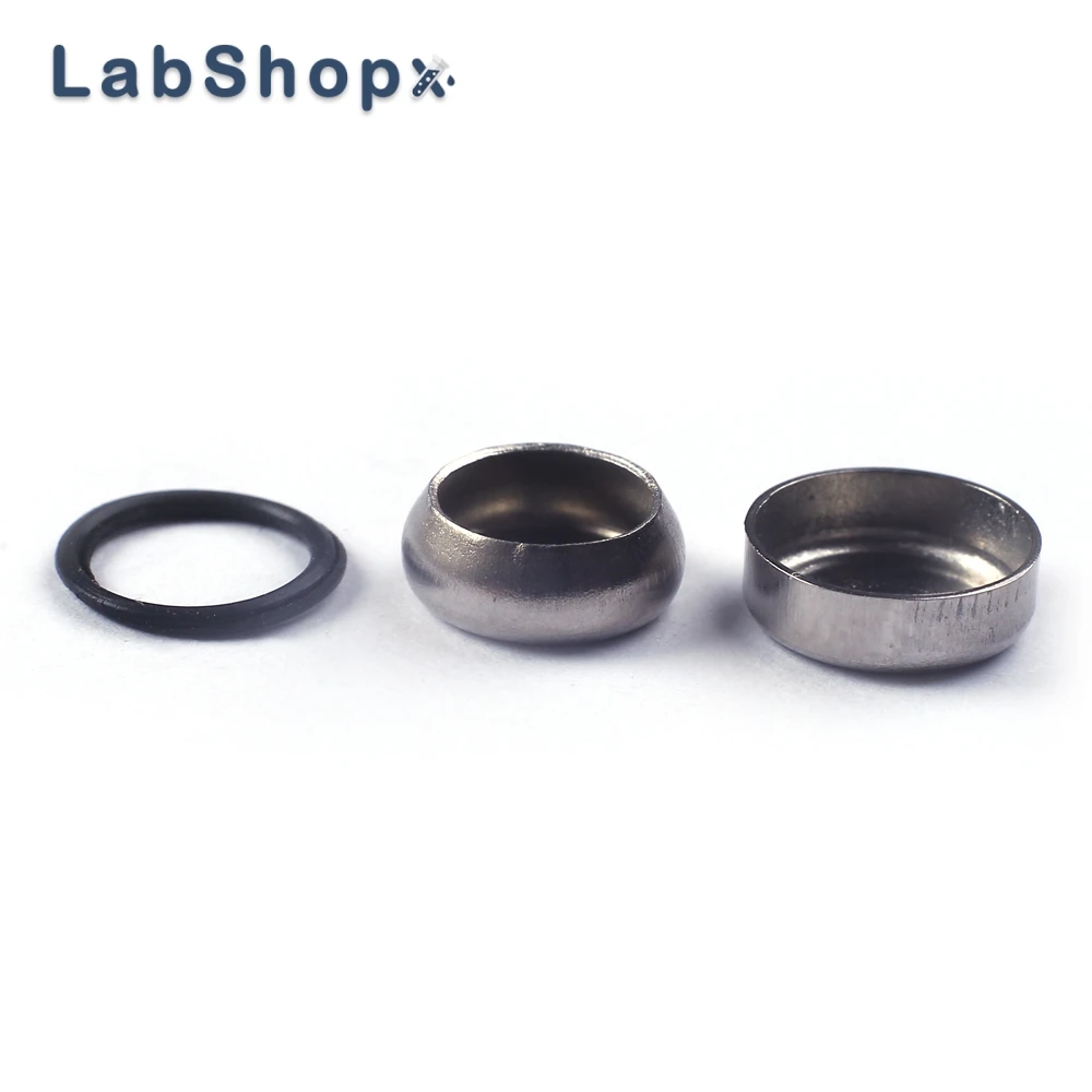 

Крышки и уплотнительные кольца для сковородок из нержавеющей стали 60 мкл для полиэтилена 03190029 Для PerkinElmer/PE DSC 8000 Pyris 1 DSC Diamond DSC 8500 LABSHOPX