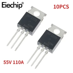 10PCS IRF3205 Transistor IRF3205PBF 3205 MOSFET FETs 55V 110A TO-220 IC Field Effect Transistors Set Electronics Components