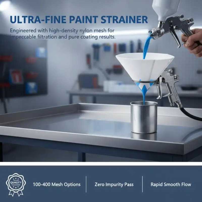 Disposable Paint Strainer Filter 50/100Pcs Suitable for Latex Oil Paint for House Renovation Auto Spray Repair