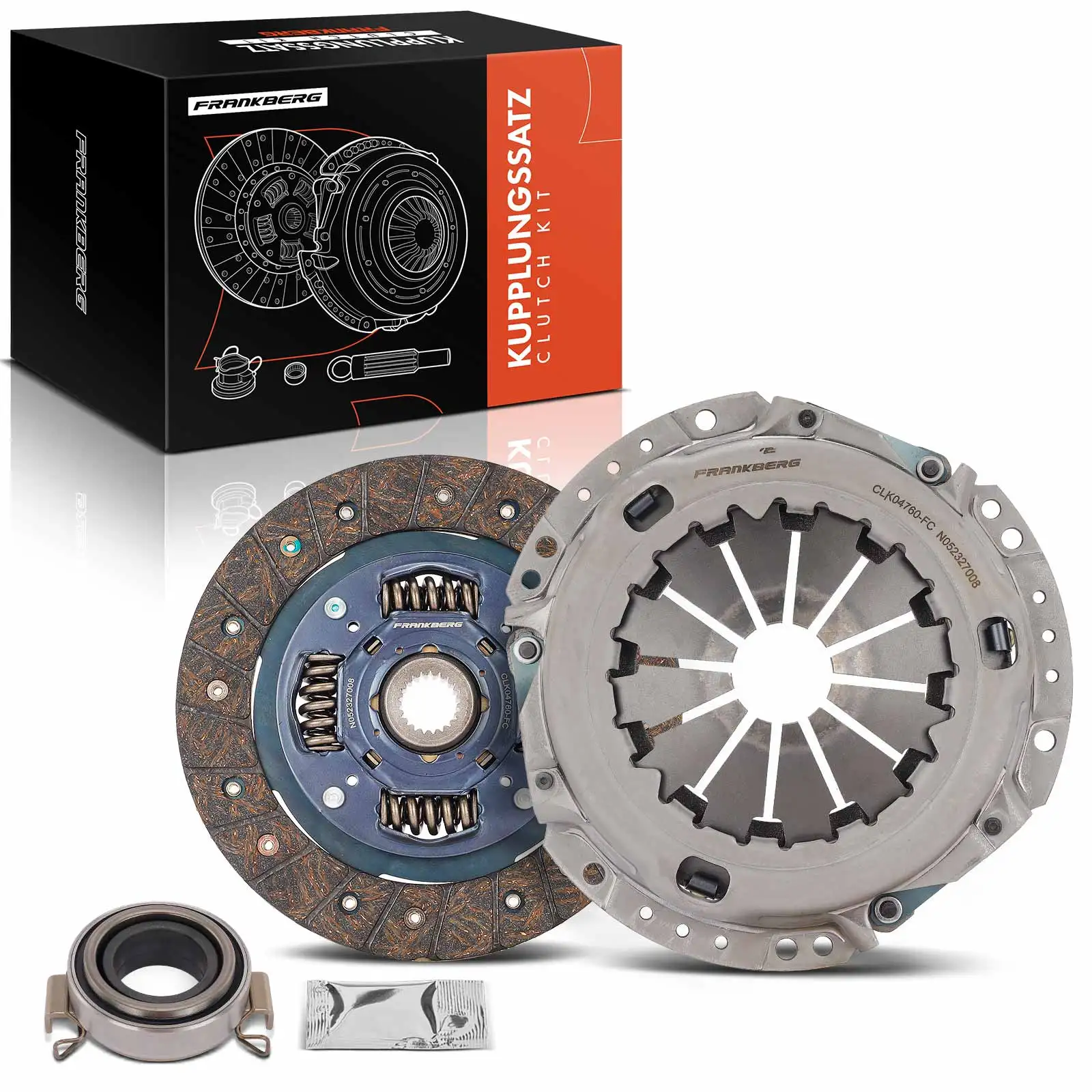 Frankberg 1x Koppelingsset voor Toyota Auris E15 Corolla Saloon E14 E15 Yaris P1 1.4L 1.3L 1999-2013 3121016101 3121002040